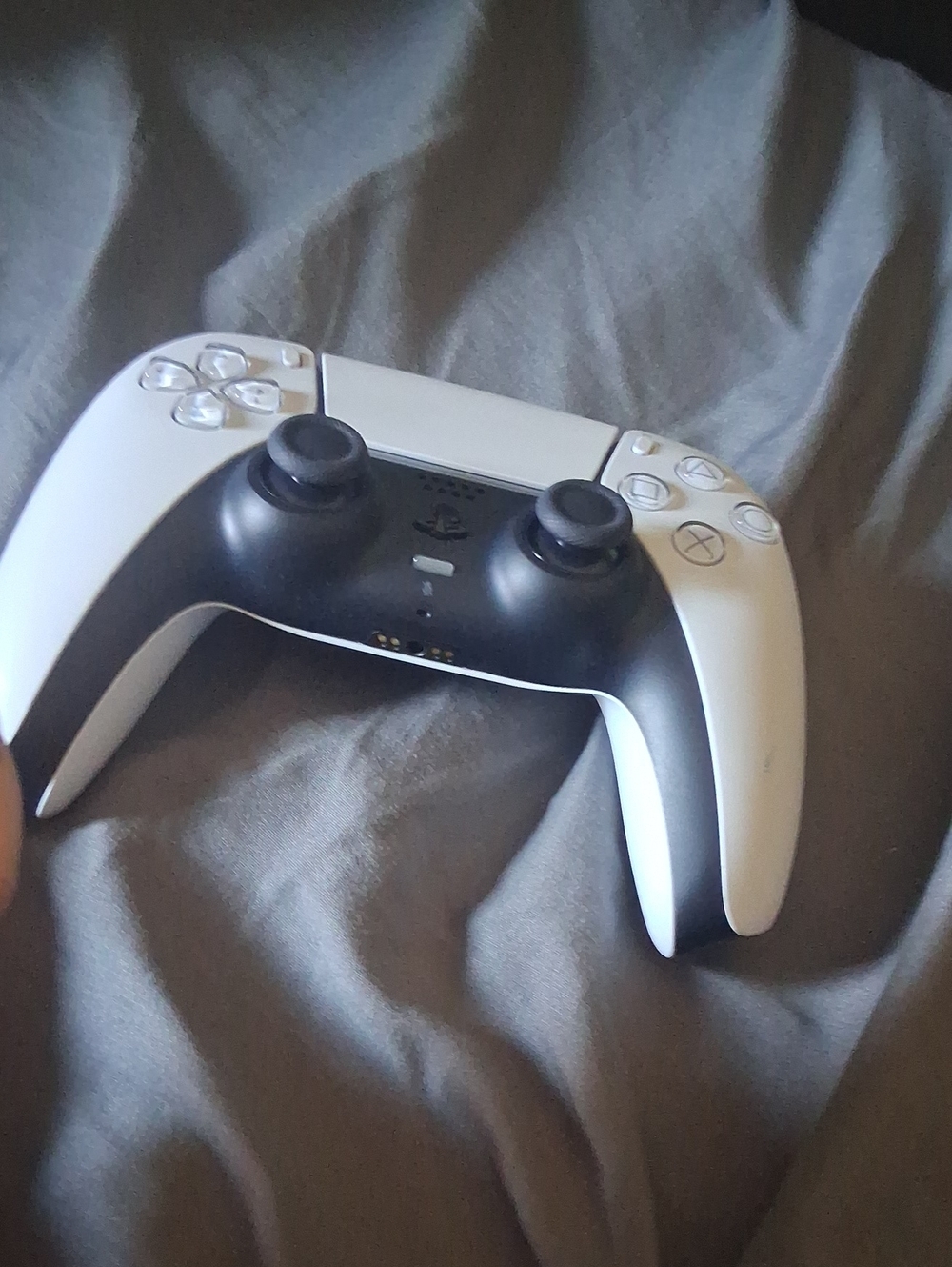 Sony DualSense Controller in White and Black - PS5 Wireless Gamepad